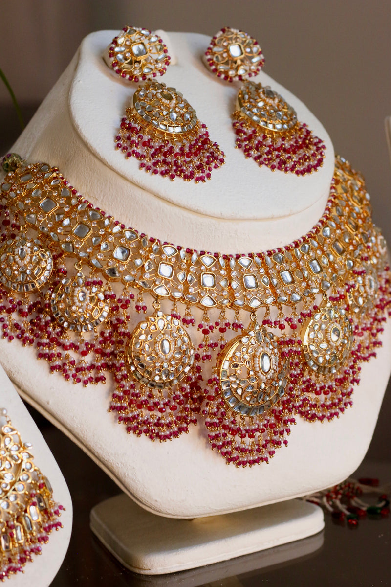 Velour kundan earring - Carat By SFH